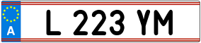 Truck License Plate